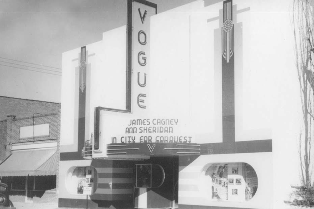 Vogue Theatre in Lee's Summit circa 1930s.